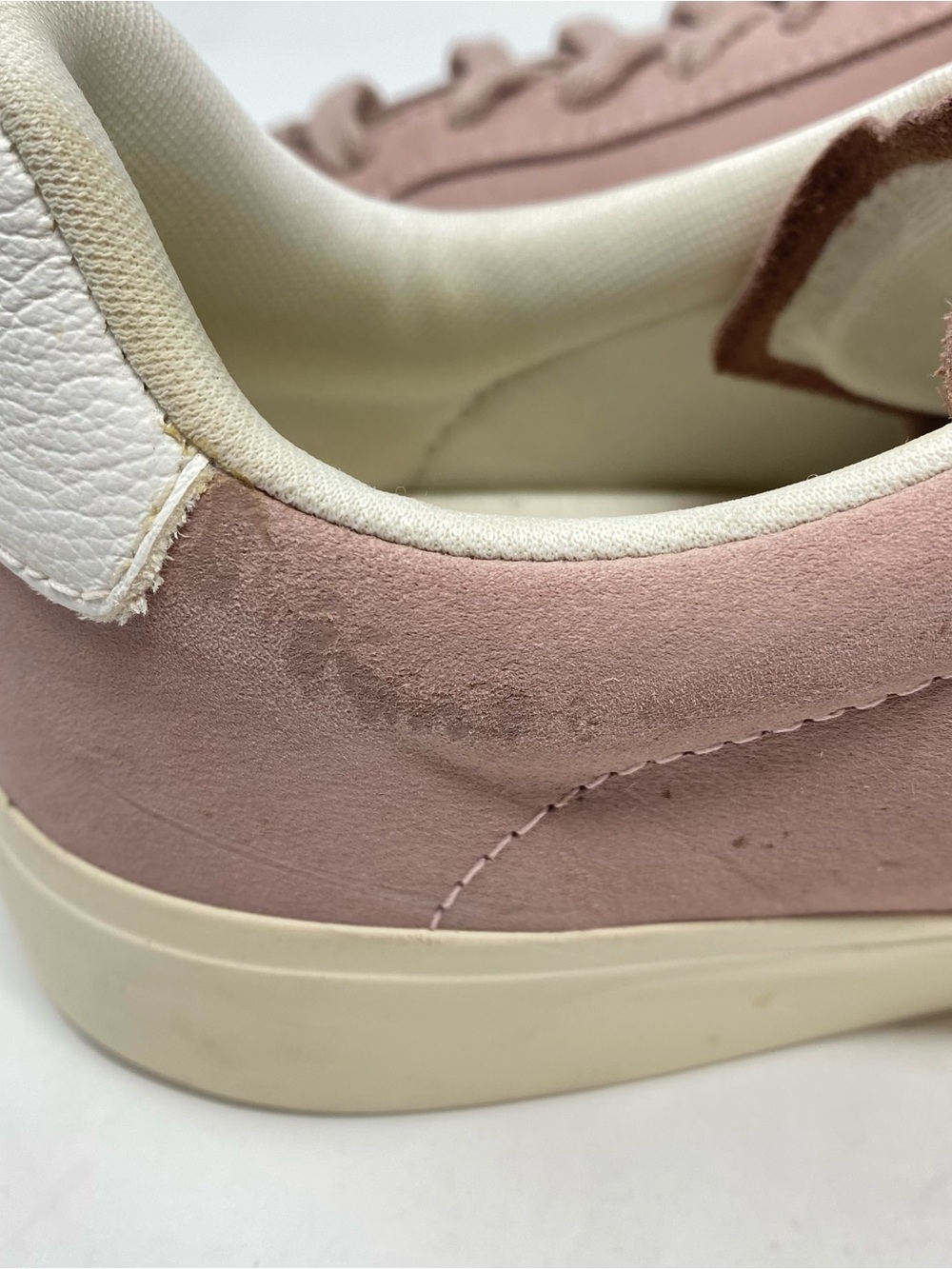 VEJA Campo Nubuck Sneakers Babe Pink White - Picture 7 of 11